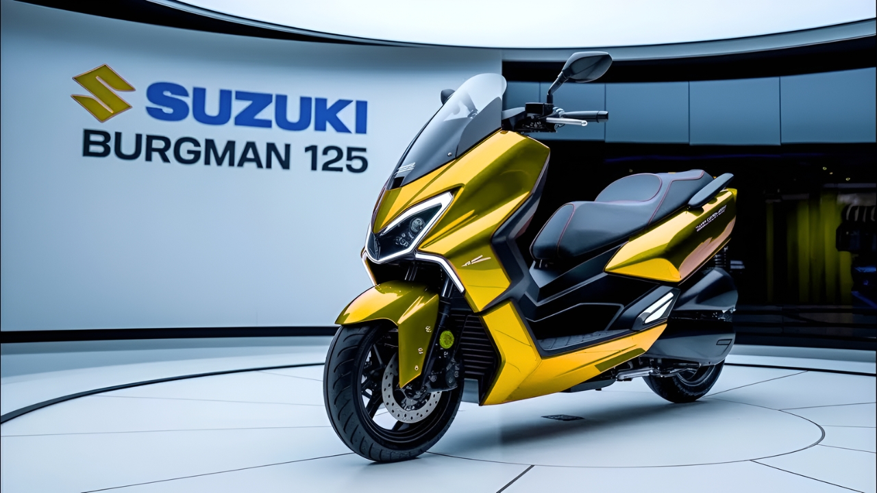 2026 Suzuki Burgman 125 Luxury Scooter: Confort y Tecnología Moderna