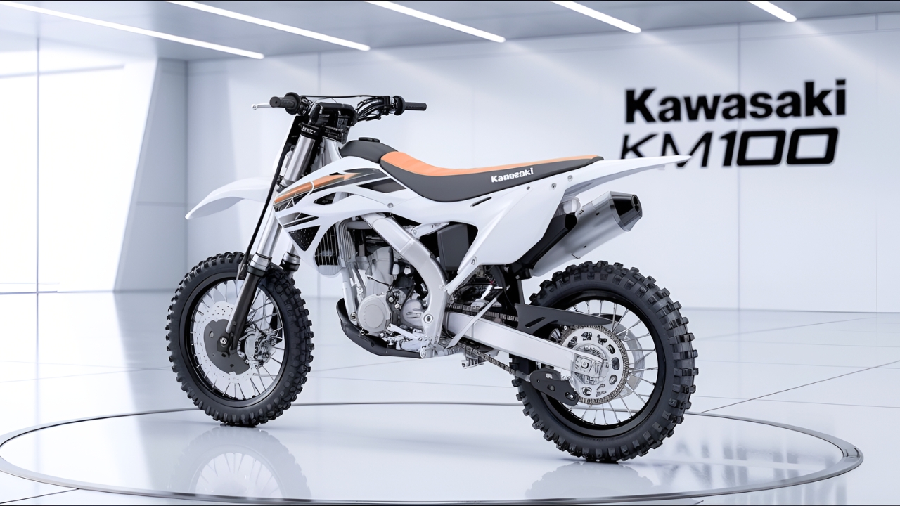 Kawasaki KM 100 2026: Primer Vistazo, Diseño Moderno y Rendimiento Potente
