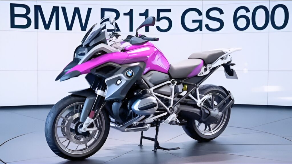 BMW R 1250 GS Adventure en Color Magenta: Moto Trail Premium con Estilo Único y Capacidad Todo Terreno