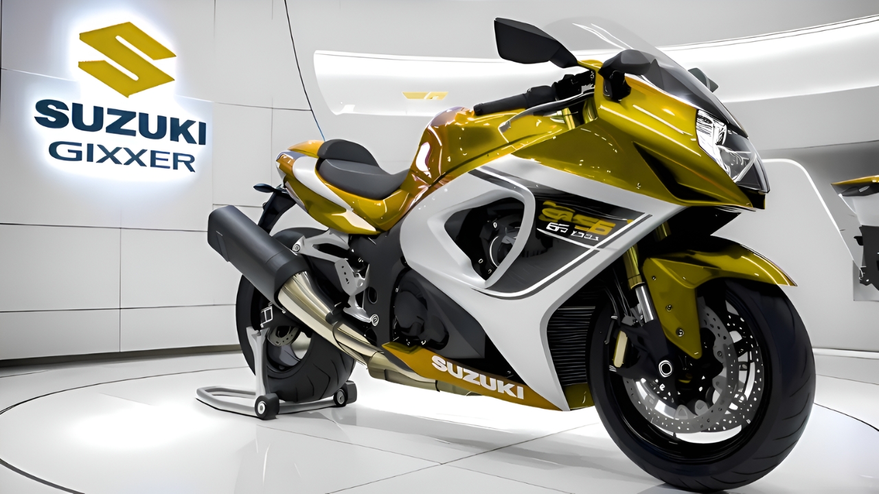 Suzuki Gixxer dorada: moto deportiva con diseño elegante y estilo llamativo