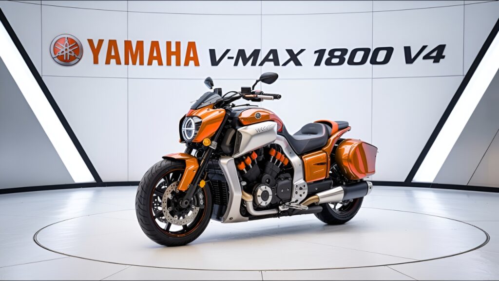 Yamaha VMAX 1800 V4: Moto Cruiser de Alto Rendimiento con Diseño Potente