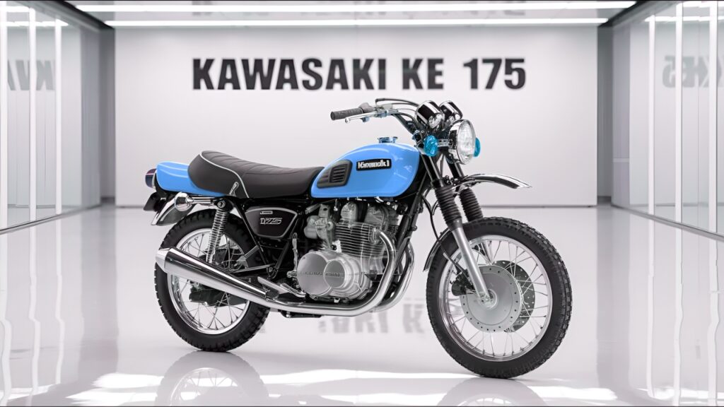 Kawasaki KE 175 2026: Moto Retro Clásica Ligera y Fácil de Conducir